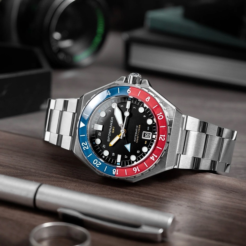 SPINNAKER Dumas GMT Automatic 44mm 300m Dive Watch - Picture 3 of 9